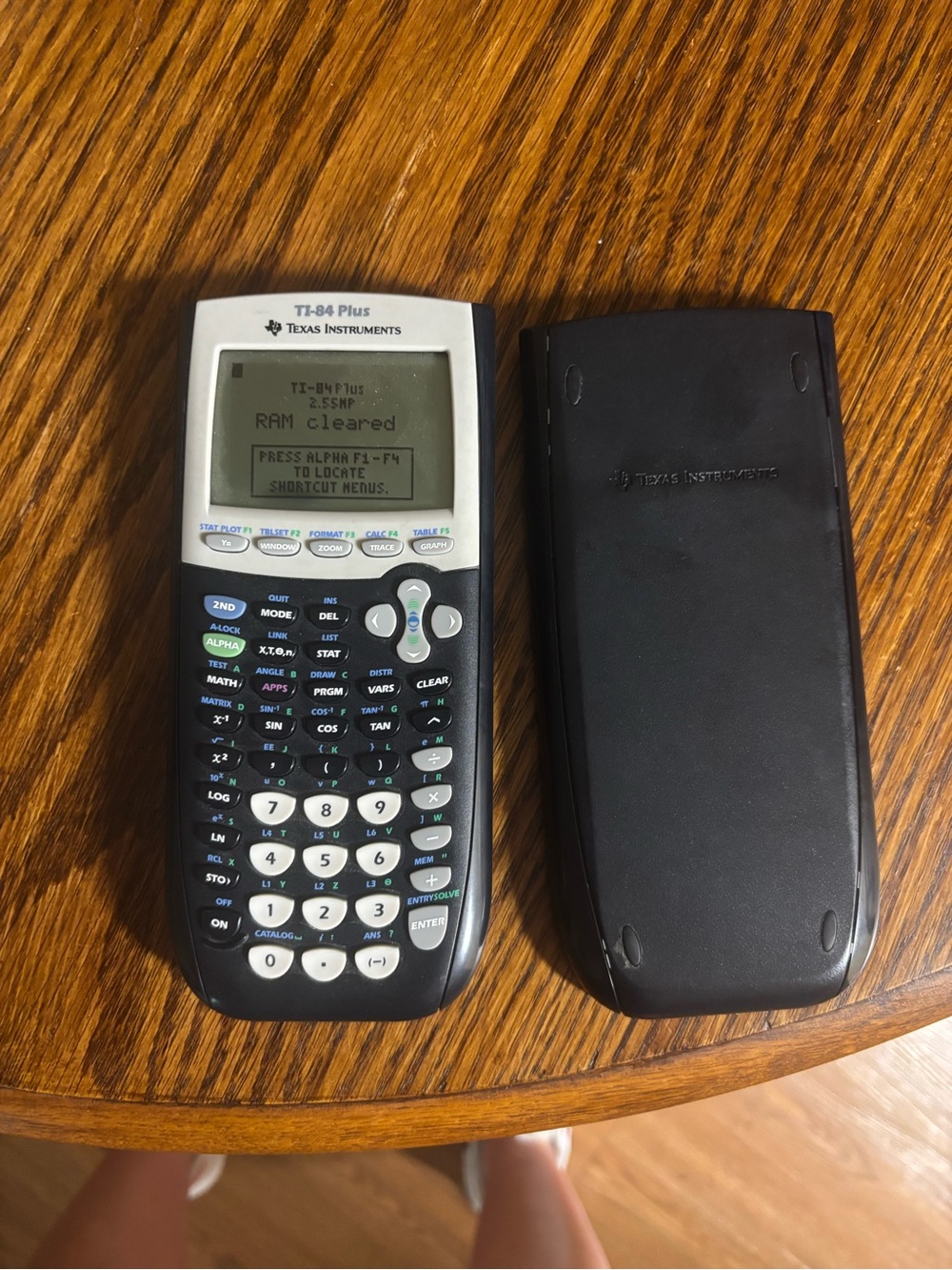 Texas Instruments TI-84 Plus Graphing Calculator - Black and White